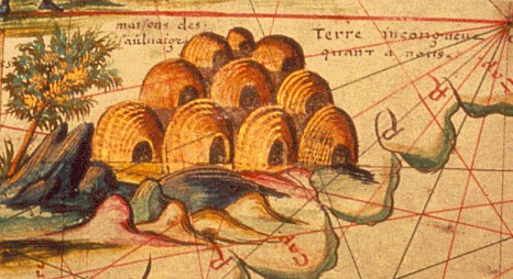 MAPPEMONDE DE PIERRE DESCELIERS, 1550 — détail 3