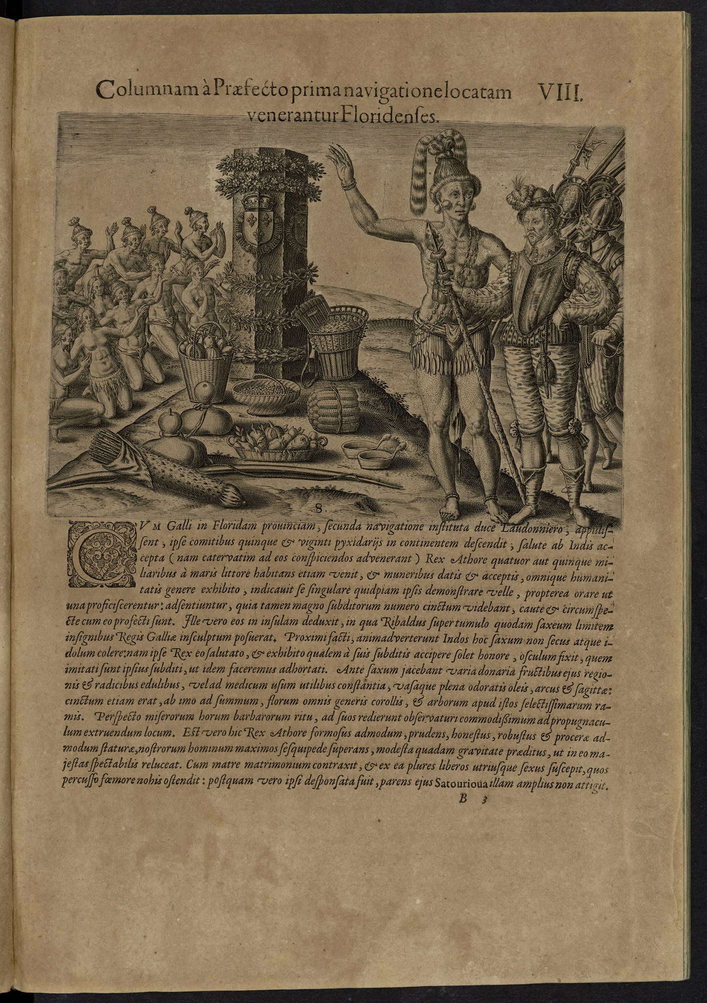 THEODORE DE BRY LES GRANDS VOYAGES (1590-1634), LIVRE II, 1591 — détail 2