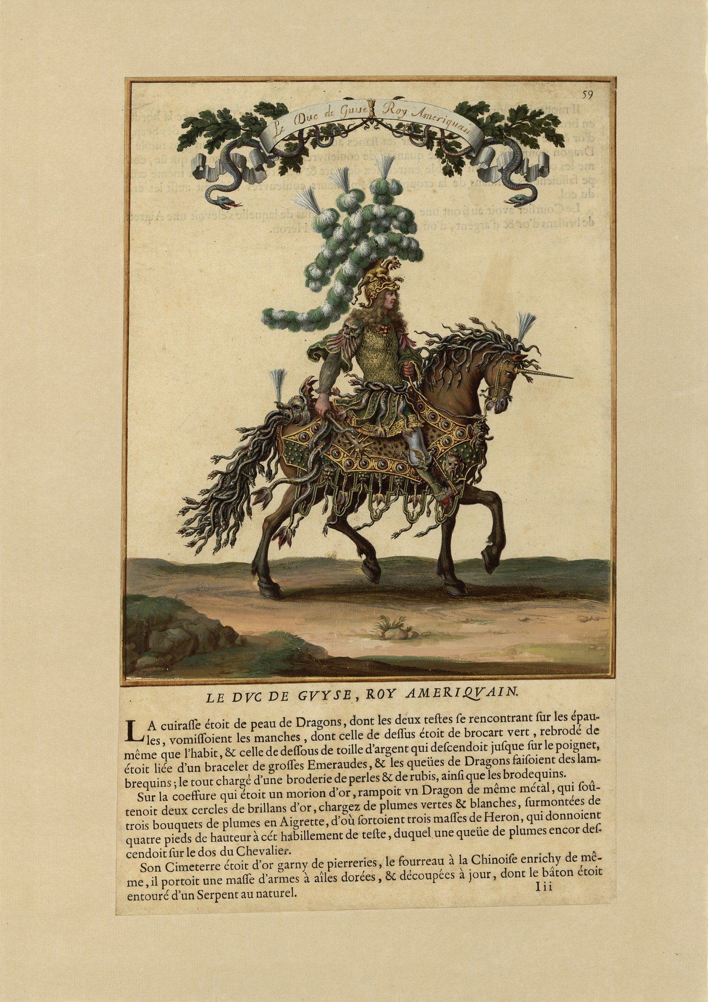 Grand carrousel donné par Louis XIV en l’honneur de La Vallière, 1662