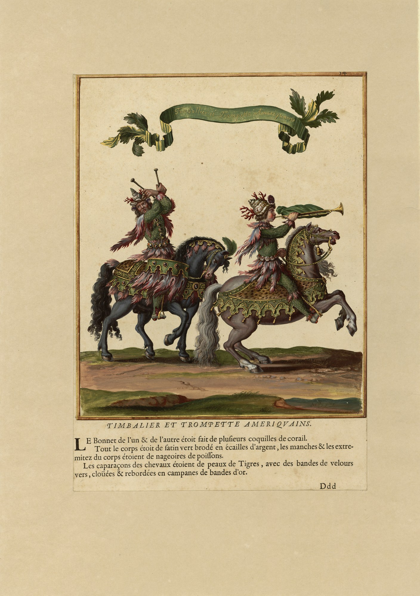 Grand carrousel donné par Louis XIV en l’honneur de La Vallière, 1662 — détail 2